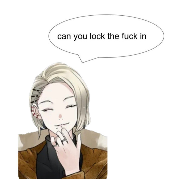 A smiling sprite of Fumi with a text bubble reading 'can you lock the fuck in'